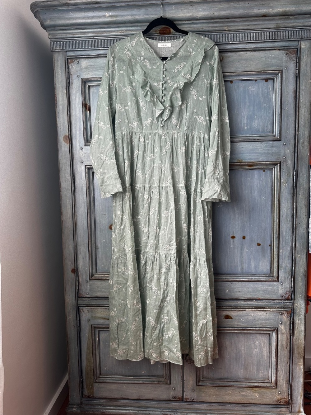 Doen Assam Dress in Sweet Daisy Floral Mint Green Size L - Picture 4 of 13